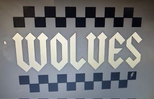 Wolves White and Black Checker
