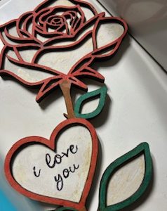 Laser Cut Flower