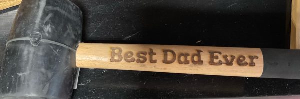 Rubber Mallet Engraved